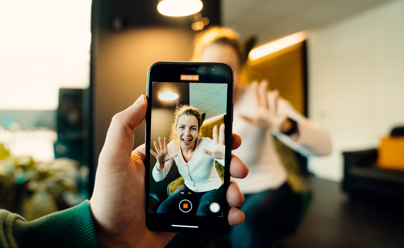 Videodreh mit Smartphone
