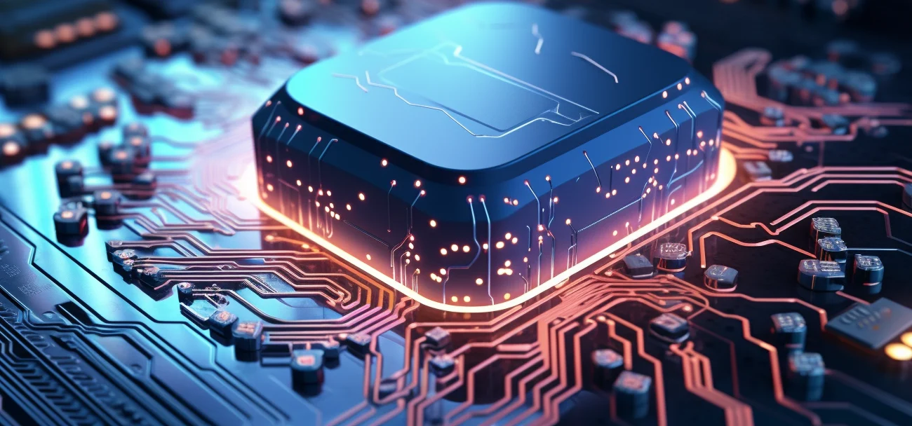 Elektronische Bauteile, die leuchten