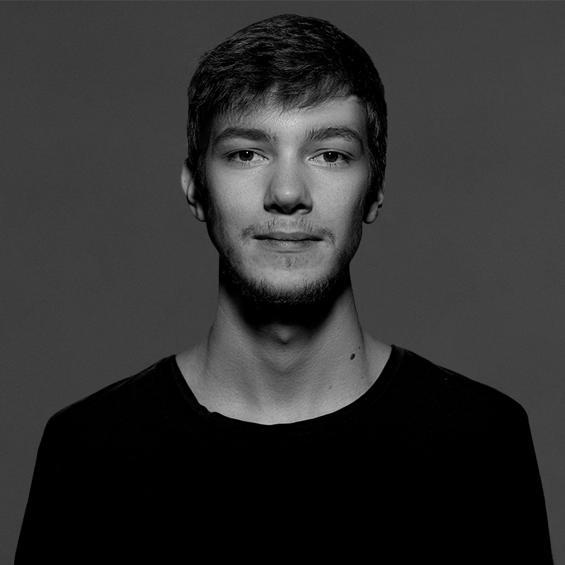 Graustufen Portrait Patrick