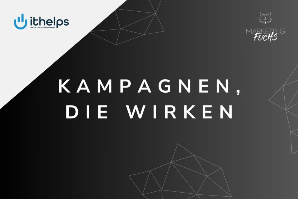 Webinar MF x Ithelps Kampagnen die wirken